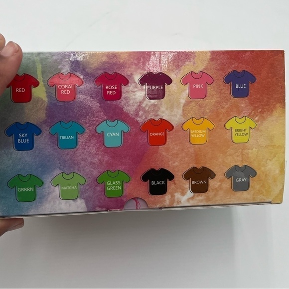 AGQ DIY Tie Dye Kit - 18 Colors Fabric Dye for Kids Adults, Permanent Tie Dye - Picture 5 of 9